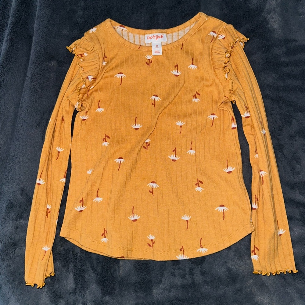Cat & Jack toddler long sleeve floral top